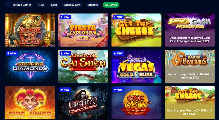 bettarget casino games