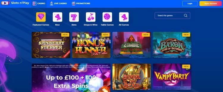 slotsnplay casino games